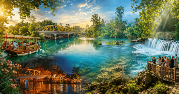 Manavgat River Boat & Waterfall Tour from Alanya