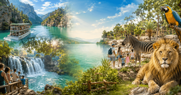 Alanya Waterfall, Disco Bus & Zoo Park Tour