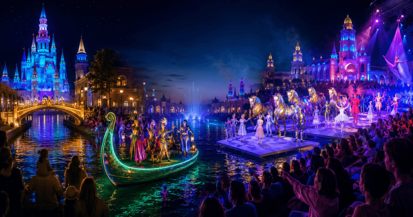 Land of Legends Night Show Tour from Alanya